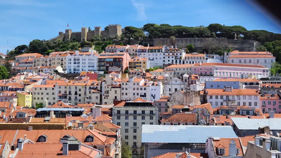 Vue from justa tower,lisbon,planetgetaway