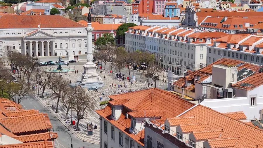 Vue from justa tower,lisbon,portugal,planetgetaway